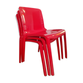 Set of three Tiffany chairs by Marcello Ziliani