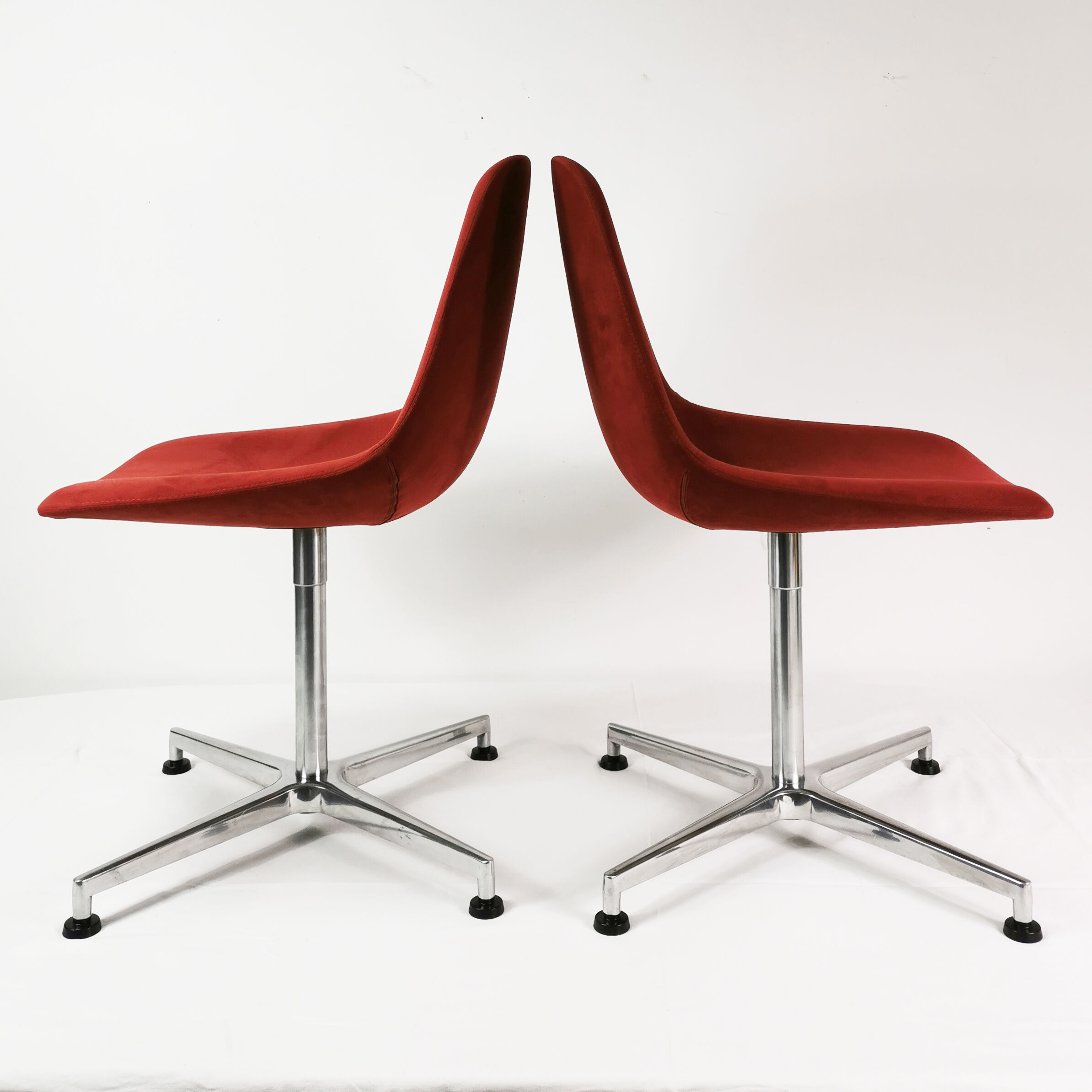 Set of 6 chairs "Eyes", designed by J.Foersom & P.Hiort-Lorenzen, for Erik Jorgensen, Denmark