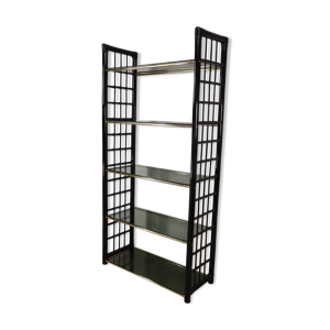 Étagère en verre fumé