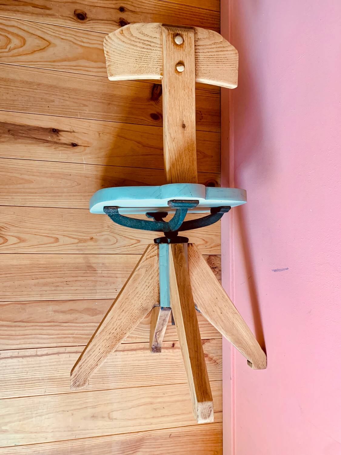 Office chair in wood by Olaio, Portugal 1940