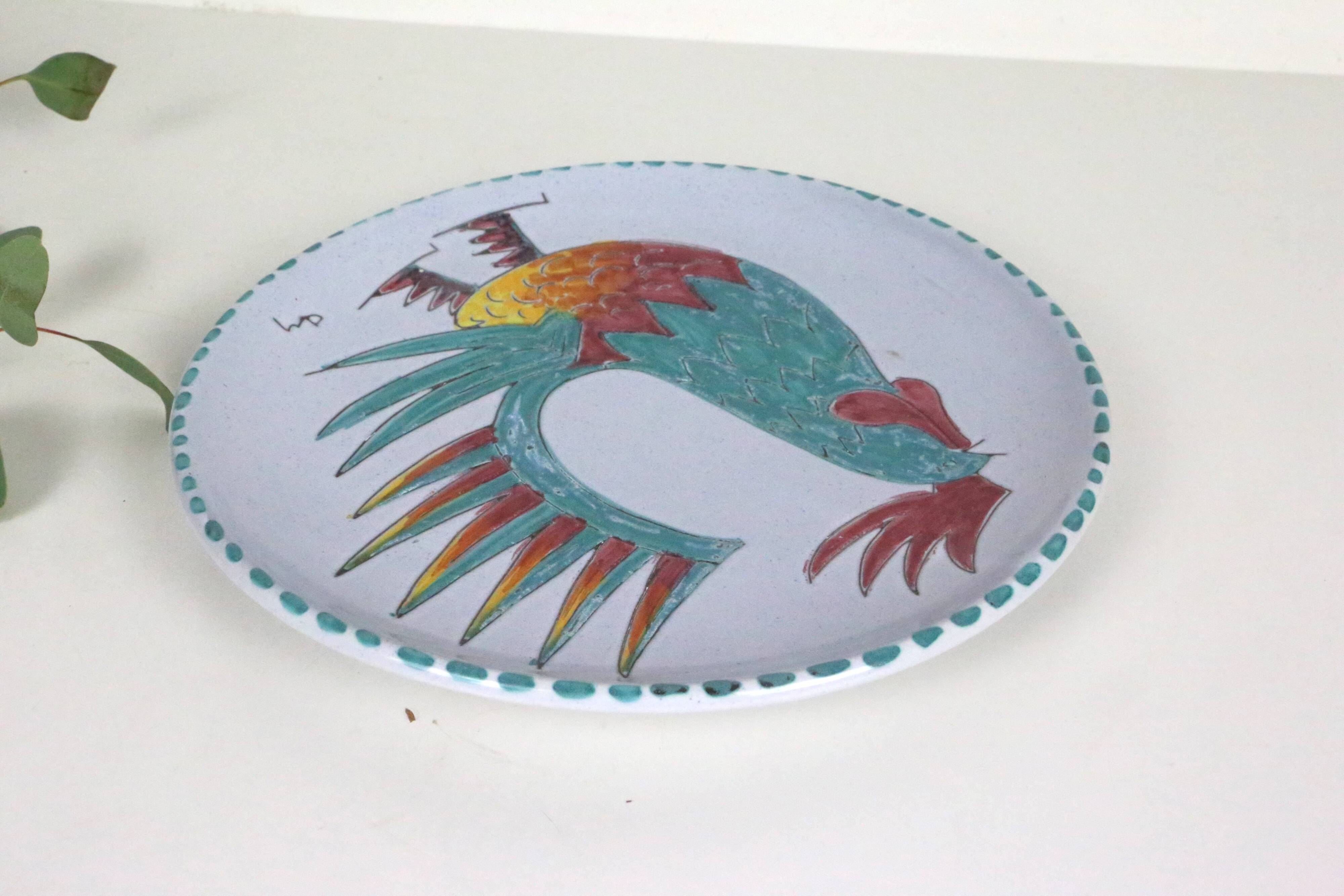 Vintage Rooster Plate