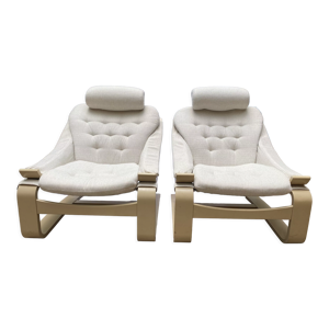 Paire de fauteuils Kroken - Ake
