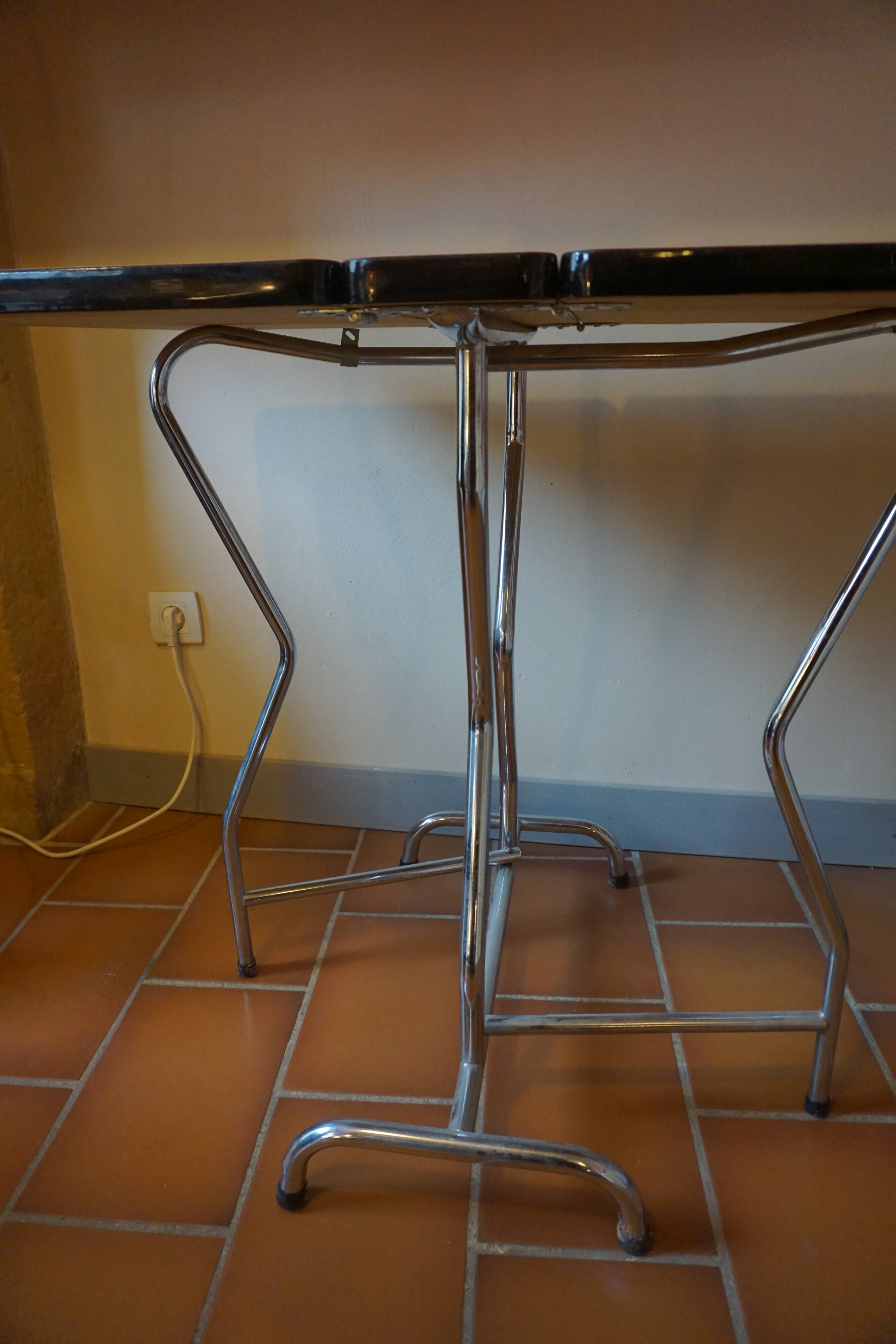 Folding formica table - 1960s