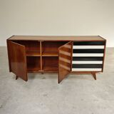 Black and white U 460 sideboard by Jiri Jiroutek for Interier Praha 1960