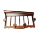 Portemanteau mural vintage en bois brut