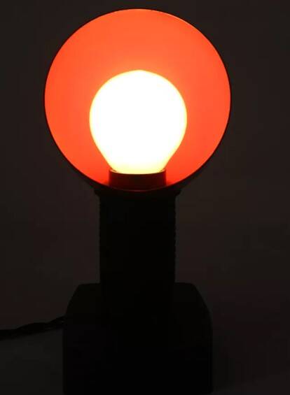 Nuova Veneta Lumi red table/wall lamp vintage