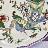 7 flat plates Gien model cornucopia 1938 1960