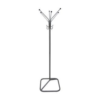 bauhaus chrome plated coat rack, 1930s, czechoslovakia