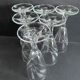 Champagne flutes in cut crystal