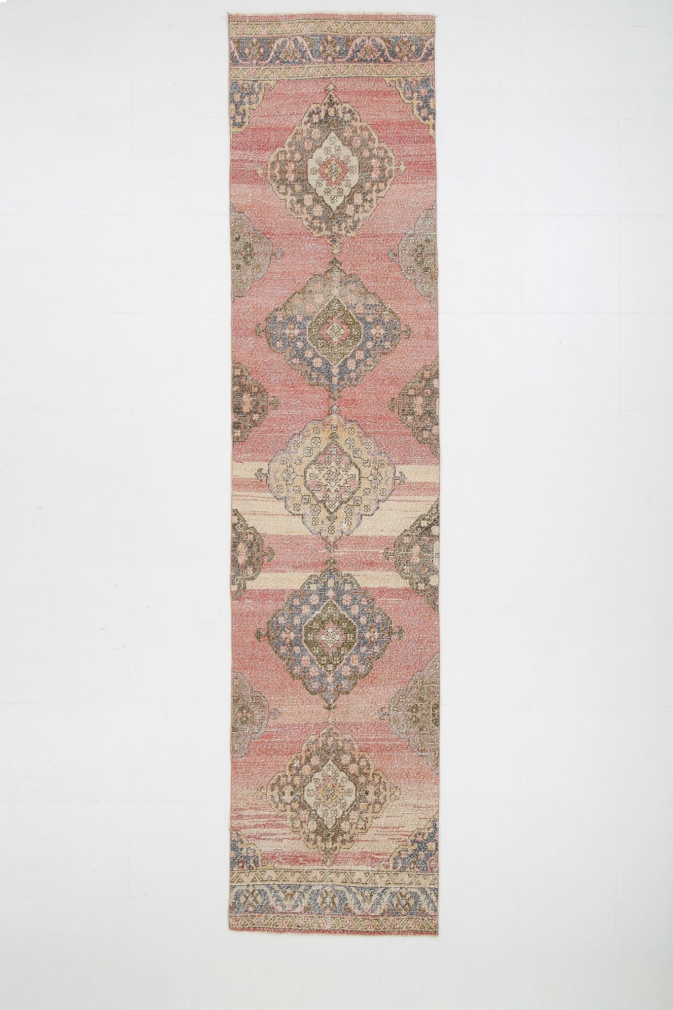 3x12 Turkish Vintage Runner Rug, 86x376Cm