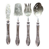 Silver and vermeil cutlery box for mignardises, Art Nouveau period