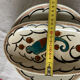 Dessert plates and serving dish, K&G Luneville, parakeet model.