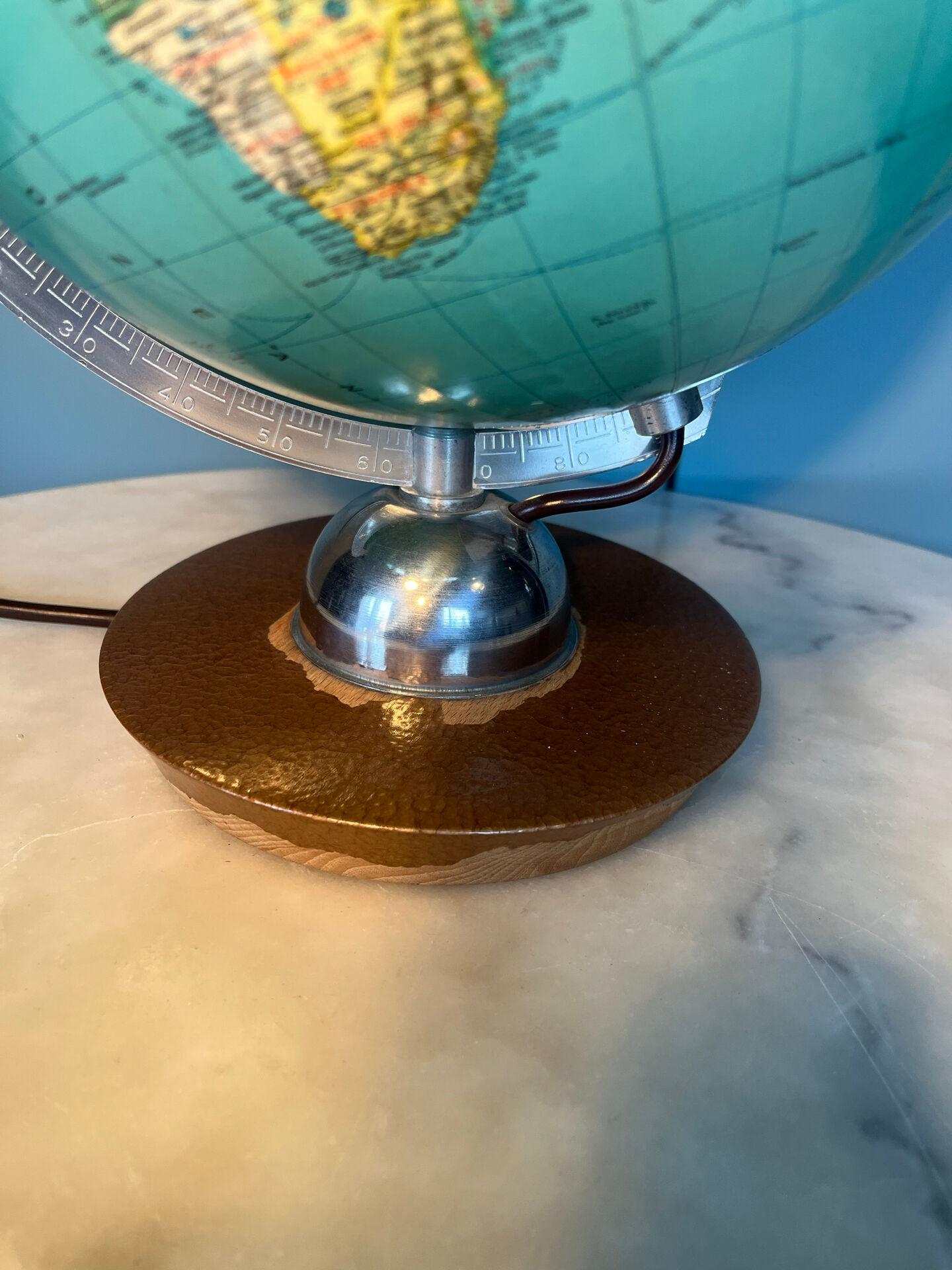 Globe terrestre JRO LUMINEUX 1960