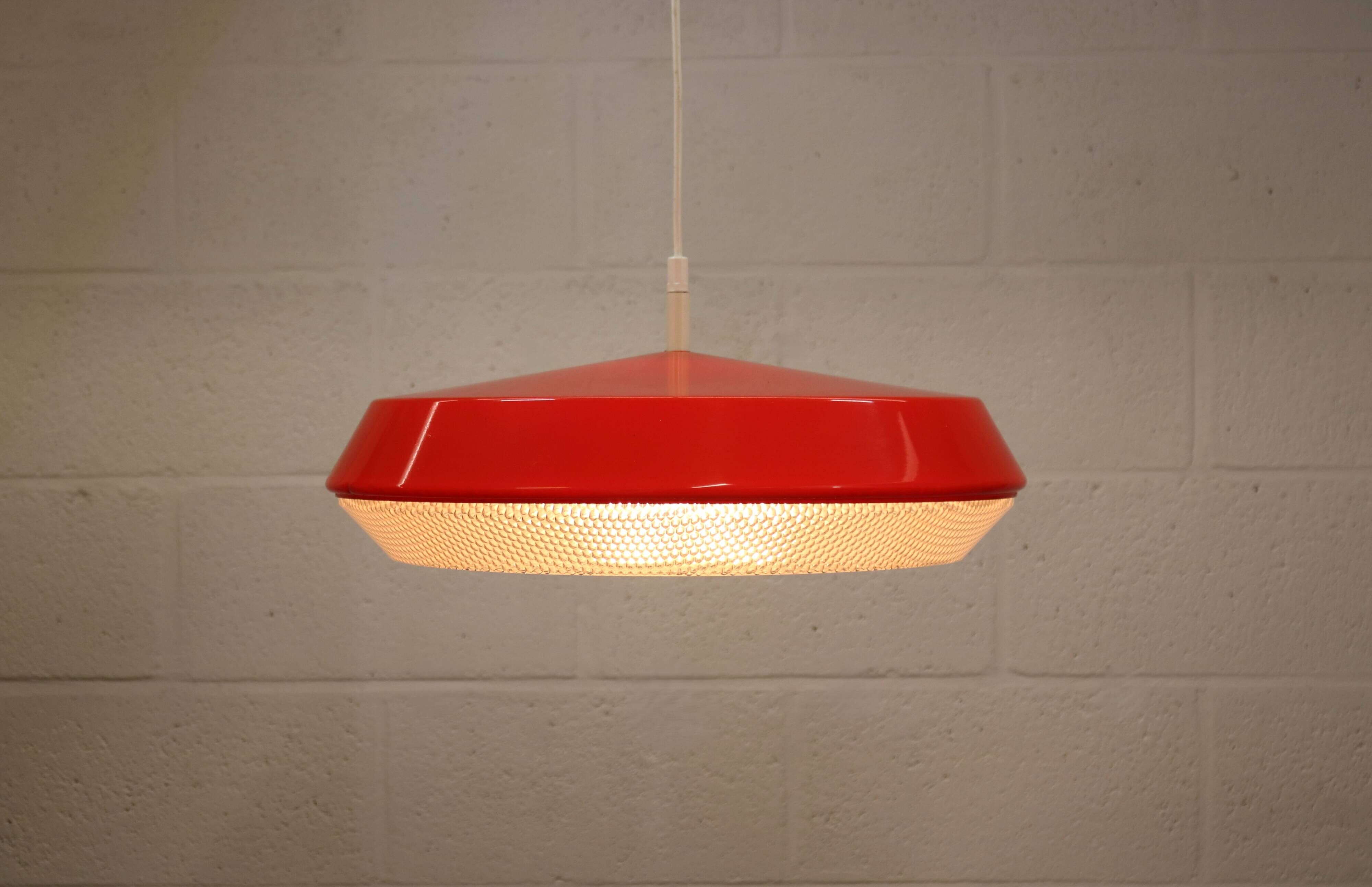 Space age plastic ufo ceiling lamp *** Massive *** Belgium Design