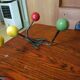 Patères boules vintage années 60-70