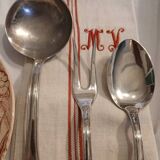 Antique flatware set for 51 place settings