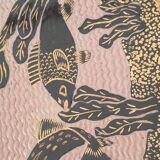 Large enamelled earthenware dish signed Tony Jaillet from the 1950s-60s.