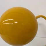 Mid-century design yellow tubular table lamp, 1970’s