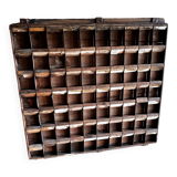 Metal and wood printing locker