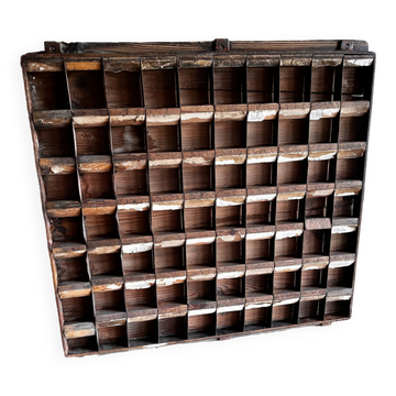 Metal and wood printing locker