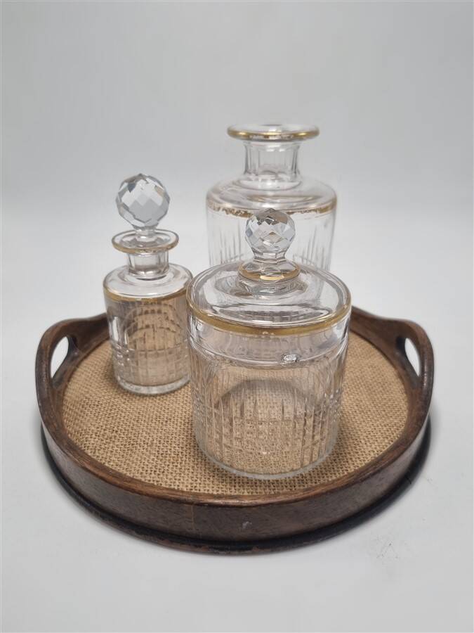 Baccarat crystal bottles