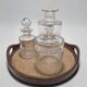 Baccarat crystal bottles