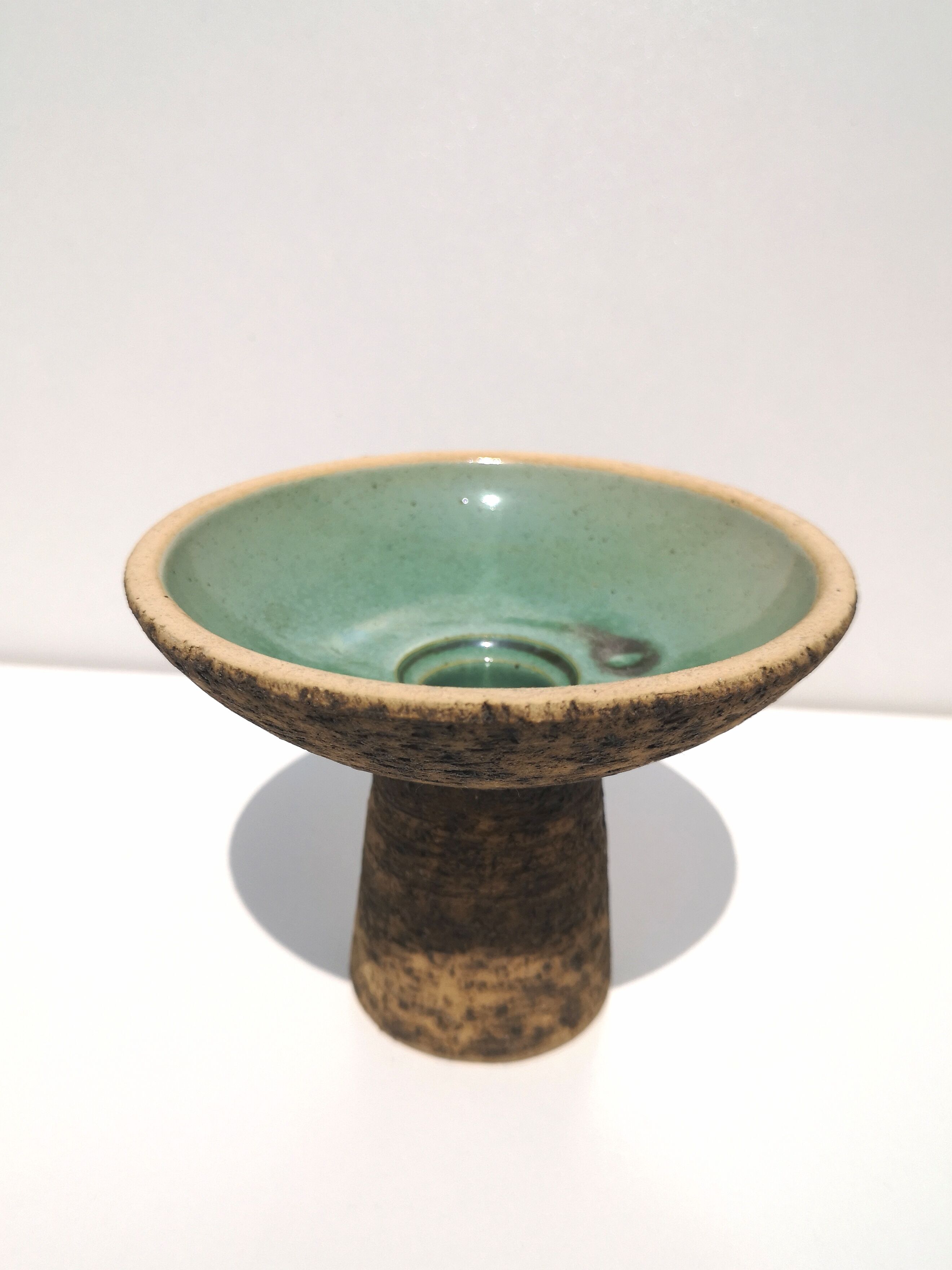 Duo vase / vintage ceramic candlestick
