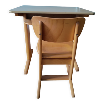 Vintage children's desk and chair