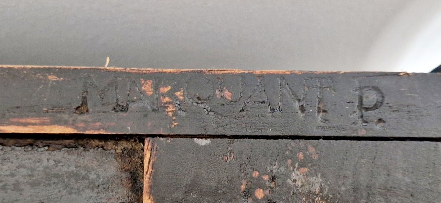 Chest of drawers marquetry Louis XVI style signed Marquant