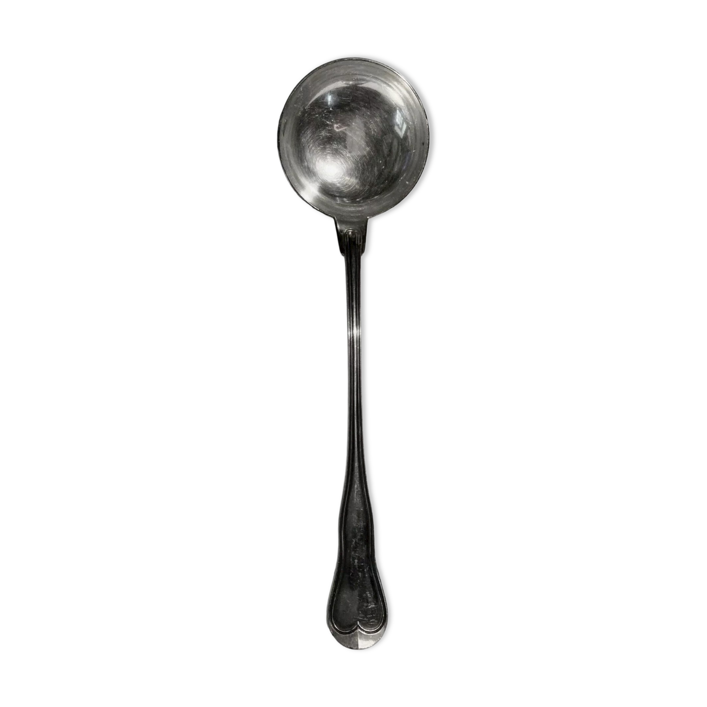 ladle soup excellent condition, silver metal.signed Christofle - art deco model