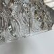 Vintage suspension in moulded pressed glass