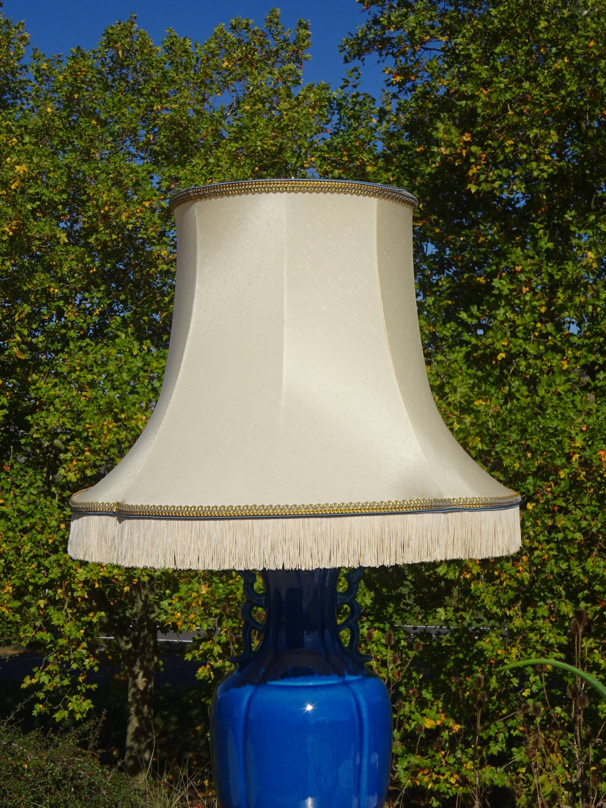 Grande lampe de salon Louis Drimmer