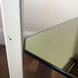 Side table green mirror trays
