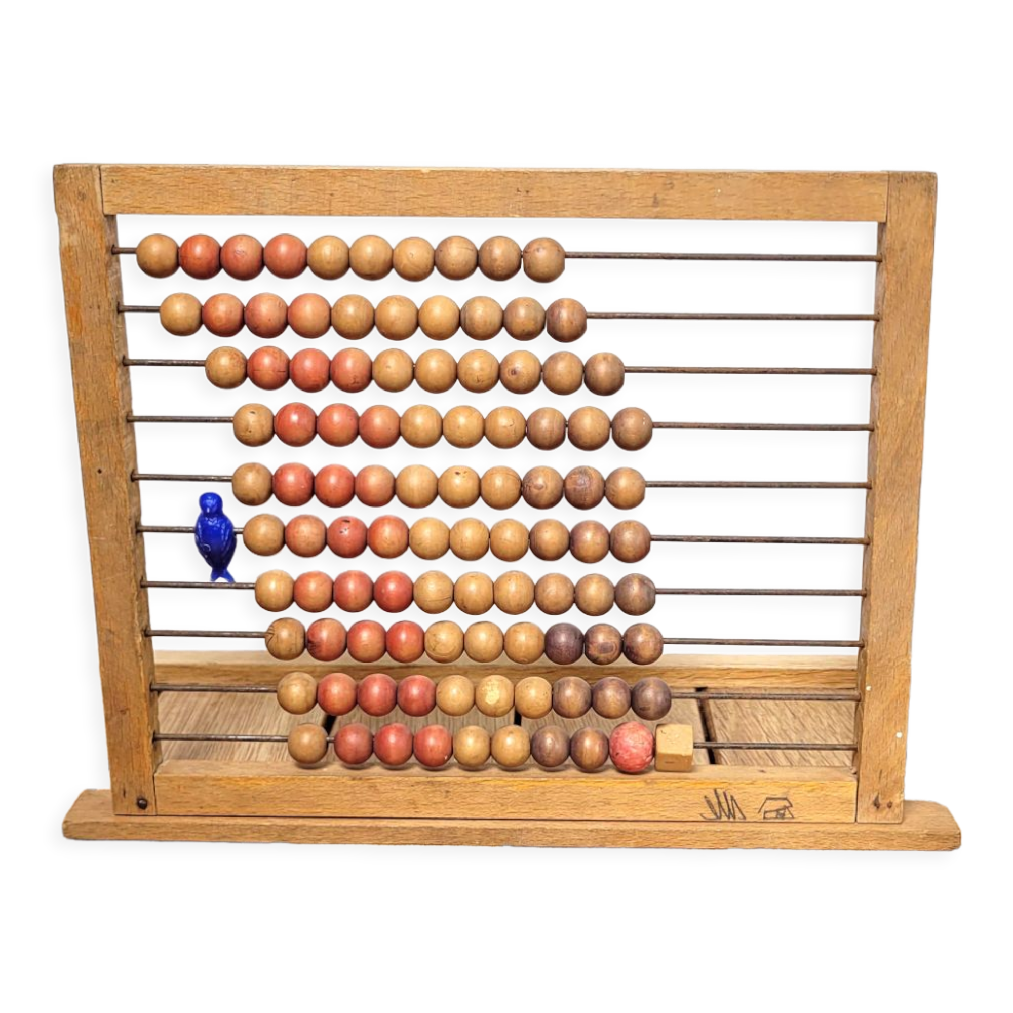 Antique wooden bowl for children