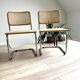 Cesca B32 chairs by Marcel Breuer