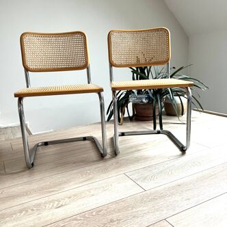 Chaises Cesca B32 par Marcel Breuer