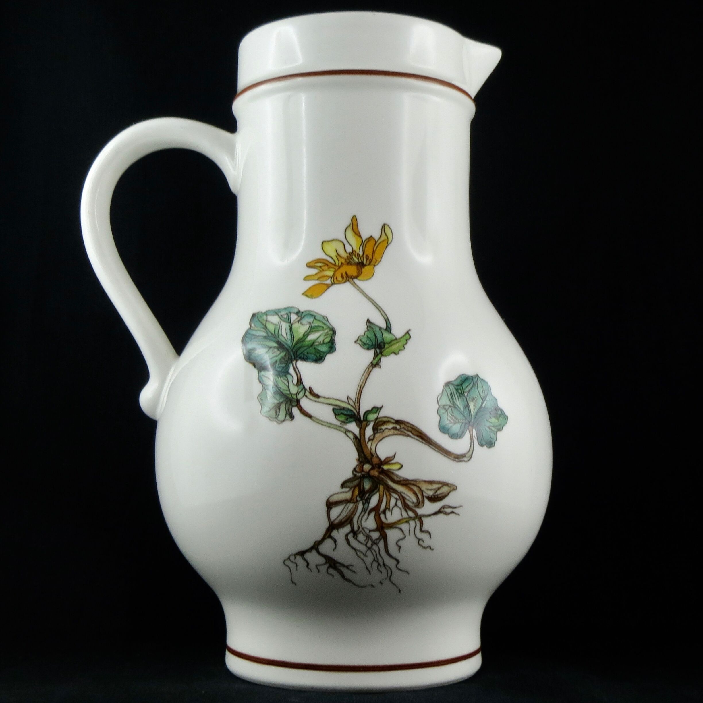 Pitcher broc botanica faïence villeroy & Bochh