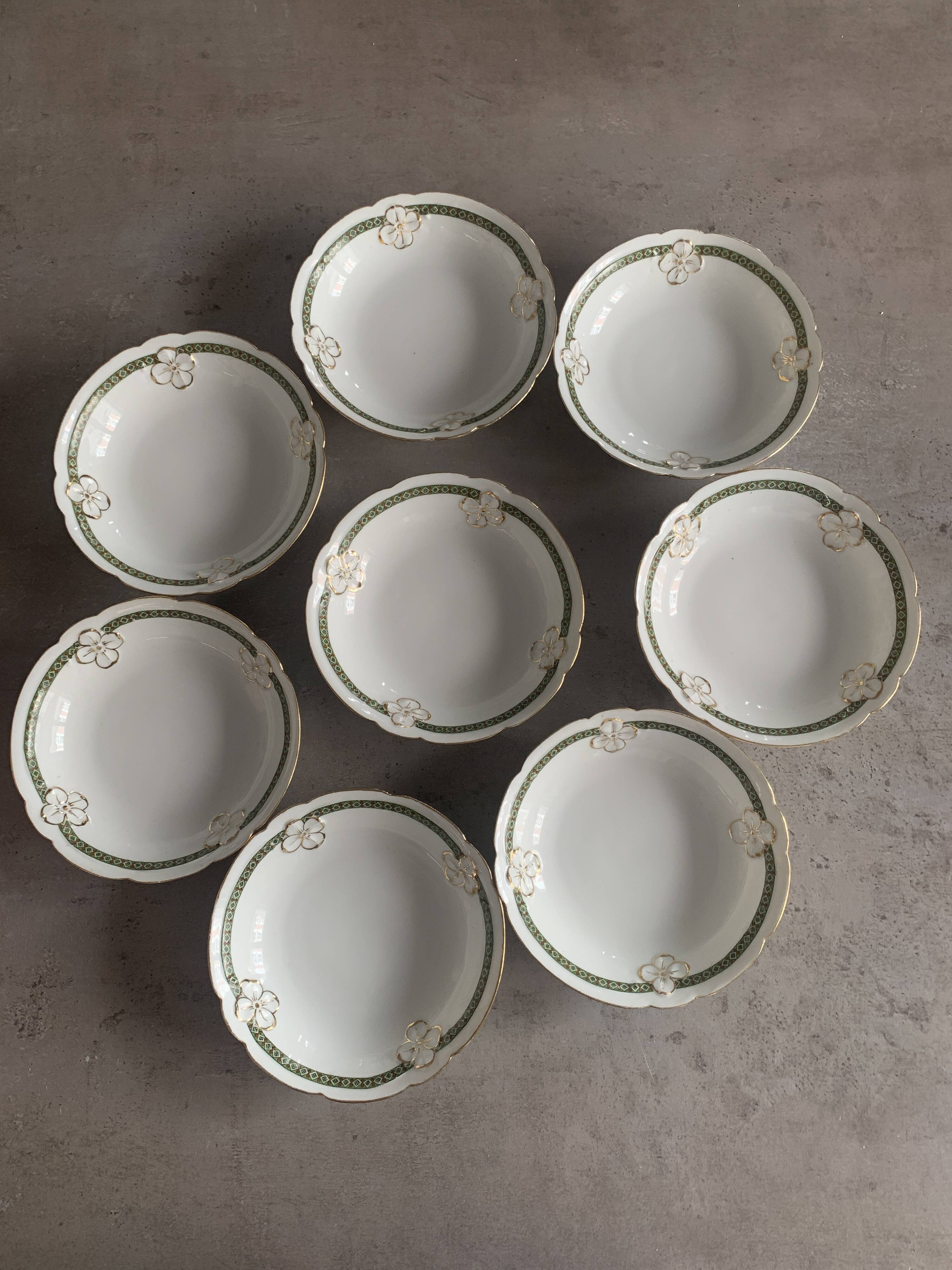Coupelles Bernardaud en porcelaine de Limoges