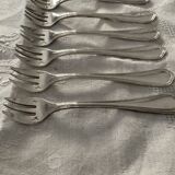 6 oyster forks. Christofle . Spatours