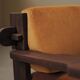 Pair of architect's armchairs in solid wood, France, circa 1970.