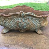 Antique cast iron planter