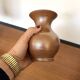 Satin stoneware vase