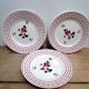 5 assiettes à dessert Digoin Sarreguemines