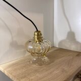 Paire de baladeuses opalines vintage