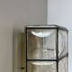 Wall light "Iron Rings" in brass and glass by Glashütte Limburg, Germany, 1970s