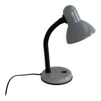 Grey industrial desk lamp