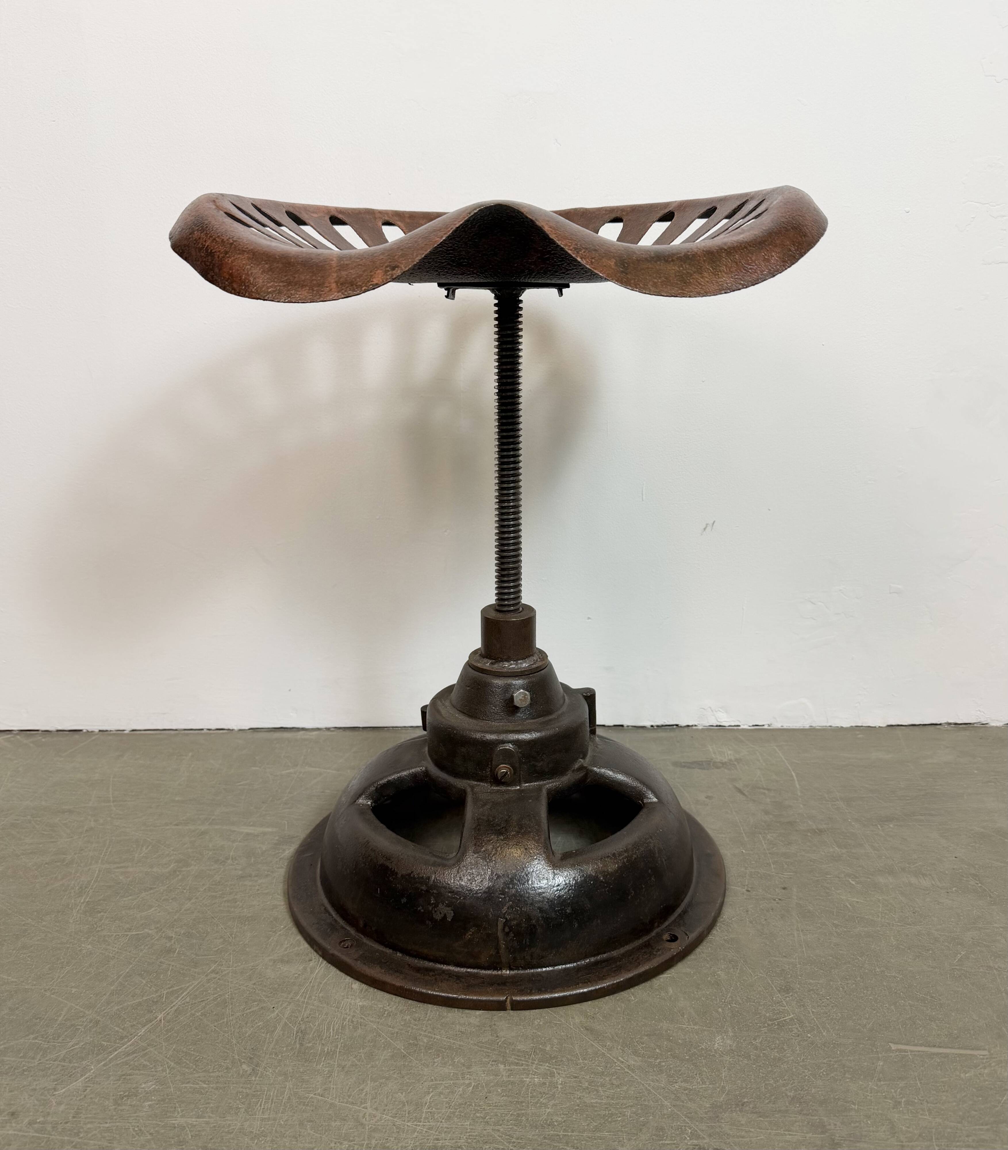 Vintage Industrial Swivel Chair, 1950s