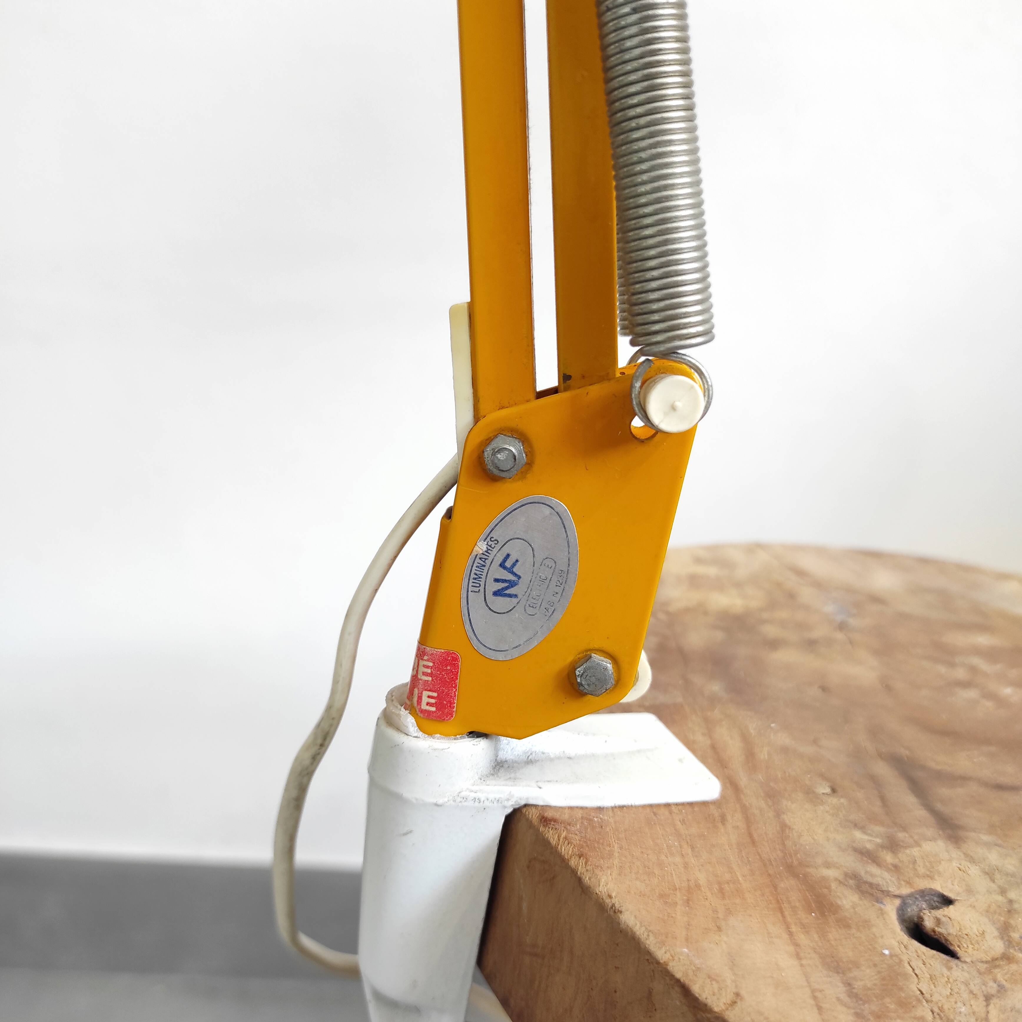 Yellow Twist Lamp, 1980