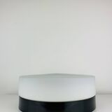 Erco round opaline wall light from the 1960s