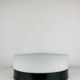 Erco round opaline wall light from the 1960s